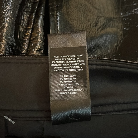 Aritzia Babaton New Command Ultra Glossy Trouser Pants NWT - Picture 14 of 16
